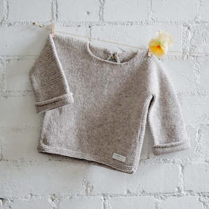 Weebits: Weebits Slouchy Sweater | Oatmeal Marle