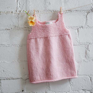 Weebits Baby Singlet Dress | Soft Pink