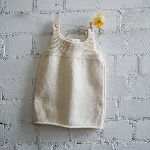 Weebits Baby Singlet Dress | Natural
