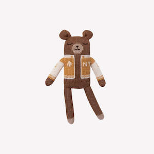 Main Sauvage Knit Toy | Teddy Billy | Baseball Ochre