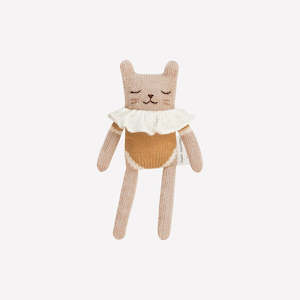 Main Sauvage: Main Sauvage Knit Toy | Kitten Lily | Ochre Bodysuit