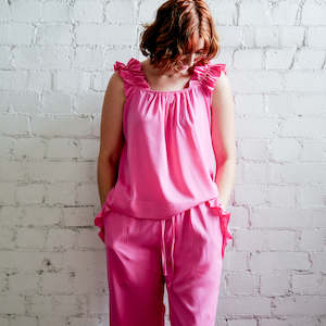 Small Acorns x Abbey Geerling Pyjamas - Rose Silk Cami Set
