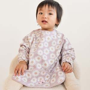 KYND Baby Messy Bib | Lilac Daisy