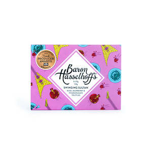 Baron Hasselhoff’s | Swinging Sultan | Rose, Raspberry and Pomegranate Truffles