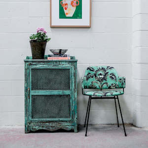 Vintage Indian Bedside Almirah  | Aksu