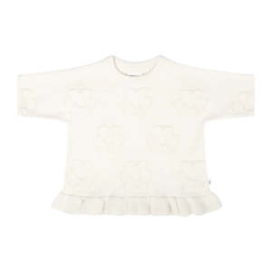 Kynd Baby: KYND Pointelle Knit Frill Tee | Pristine