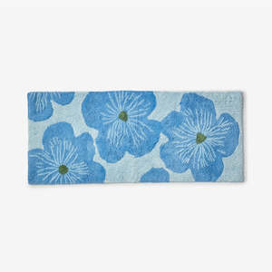 Bonnie and Neil Bath Mat | Jardin Blue Long