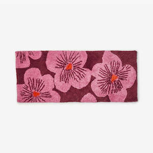 Bonnie and Neil Bath Mat | Jardin Pink Long