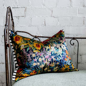 Liberty Faria Flowers Lichen Cushion