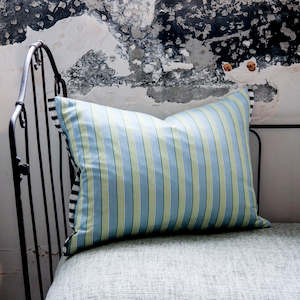 Designers Guild Albemarle Stripe Sky Cushion