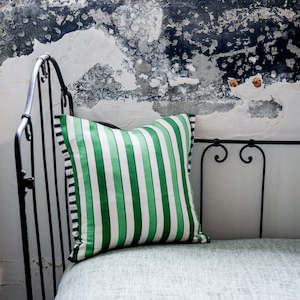 Designers Guild Burlington Stripe Emerald 43cm Square Cushion