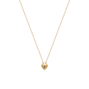 Murkani Love You Small Heart Necklace | Gold
