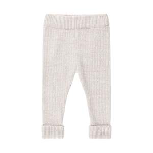 KYND Chunky Rib Knit Pant | Oatmeal