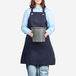 All: Garnier Round Ribbed Tin Planter | 20cm