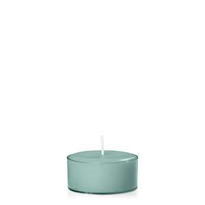 Coloured Tealight Candles | Sage Green | Set of 4