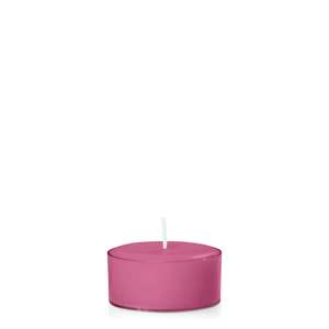 Coloured Tealight Candles | Magenta | Set of 4