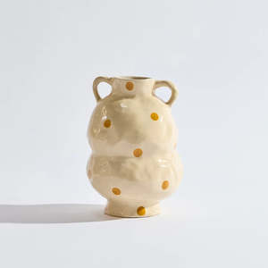 Ben David by KAS | Portico Large Vase | Ivory