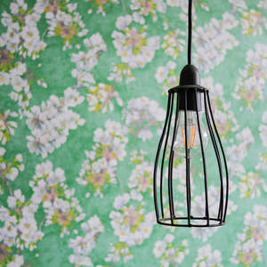 Iron Cage Lampshade - Black