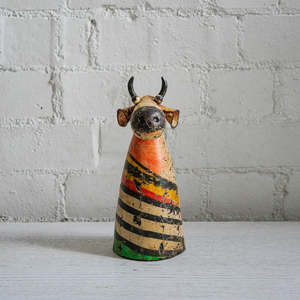 Vintage Metal Friend | 26. Stripey Cow No.1