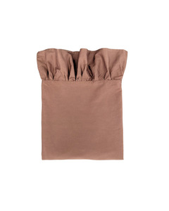 Flat Sheet - Hot Chocolate Ruffle