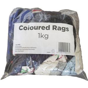 Walk Behind Mower Tools: Coloured Cotton Rags 1Kg