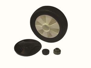 Walk Behind Mower Parts Wheels Bearings: VICTA UNIVERSAL WHEEL 7". 9/16" Assy