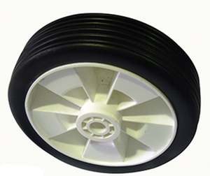 Walk Behind Mower Parts Wheels Bearings: WHEEL UNIVERSAL 6" x 1/2" BORE (No bearings) - OBSOLETE