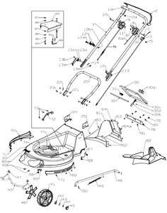 Walk Behind Mowers Blades Adaptors Discs: Masport TUNNEL ASSY-21" SP BLK USA