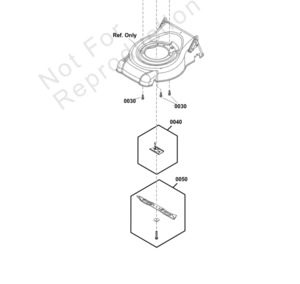 Walk Behind Mowers Blades Adaptors Discs: Briggs 80116420 KIT BLADE BAR, BOLT, WASHER 18IN LI-ION