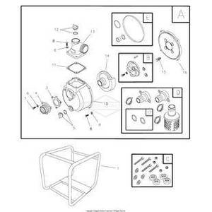 Water Pump Parts Briggs Stratton: Briggs And Stratton 3" Pump Seal Kit 198158Gs