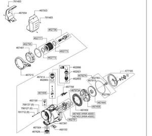 Water Pump Parts Alko Masport: End Cap-Pump #467461