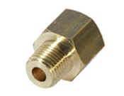 Waterblaster Couplings Fittings: Reduction Brass Adaptor 3/8F X 1/4M