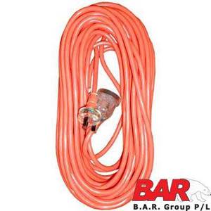 Be'S High Visibility Safety Extension Lead (15M/15Amp/Orange)