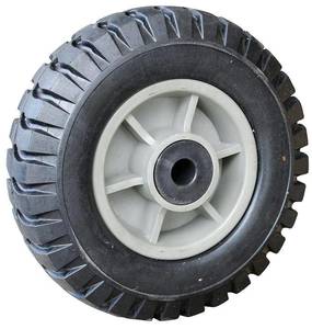 Trailer Parts Couplings Lights Axles More: Jockey Wheel & Tyre (Plastic Wheel Solid Tyre 250-4)