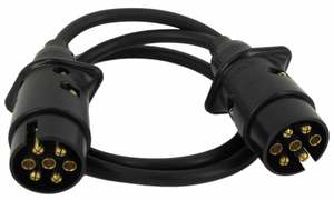 Trailer Plug Extension (Round 7 Pin To Round 7 Pin.)