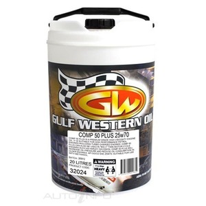 Workshop Equipment Hardware Consumables: Gulf Western Comp 50 Plus SG/CD Mineral Oil – 25W-70, 20L