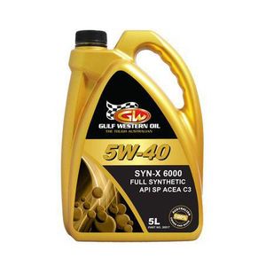Workshop Equipment Hardware Consumables: Gulf Western Syn-X 5W-40 Engine Oil – 5L - 30517