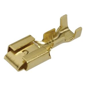 Consumables Electrical: Narva Female Blade Locking Tang Brass 6.3 x 0.8mm - Non Insulated 100Pk