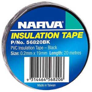 Narva 56820bk - Adhesive Pvc Insulation Tape