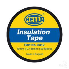 Consumables Electrical: 8312 - Hella Insulation Tape 20m Roll Black