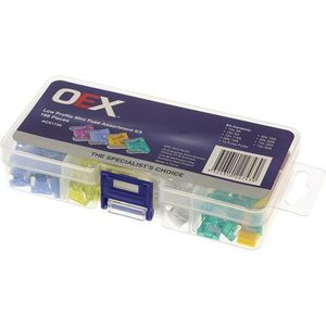 Grab And Go Kits: ACX1735 - Oex Low Profile Mini Fuse Assortment Kit - 166pcs