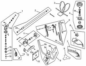 Trimmer Parts: SHAFT-ASSEMBLY BC325