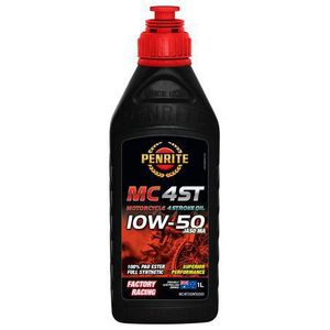 Automotive Parts: Penrite MC-4ST Full Synthetic PAO & Ester 10W-50 Engine Oil 1L