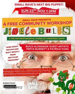 FREE JINGLE BULBS PUPPET MAKING WORKSHOP