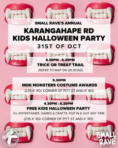 KARANGAHAPE KIDS HALLOWEEN PARTY!