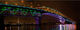 Vector lights on Auckland Harbour Bridge Smart Art Design