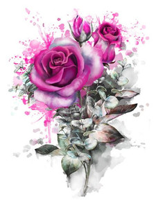 Products: Watercolour flowers Smart Art Design