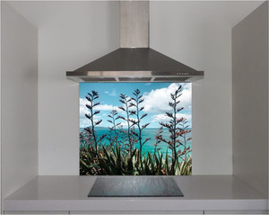 Products: DIY Splashback Native New Zealand Flax Flowers Smart Art Design