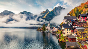 Products: Hallstatt lake Smart Art Design