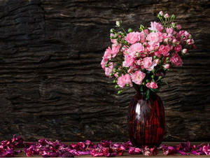 Products: Still life of pink roses arrangement Smart Art Design